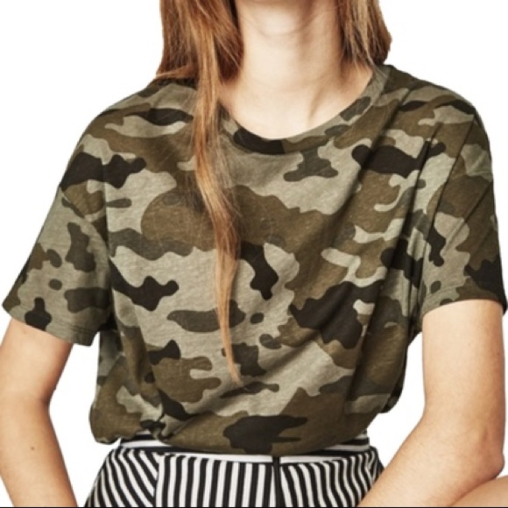 ZARA Camouflage tee shirt